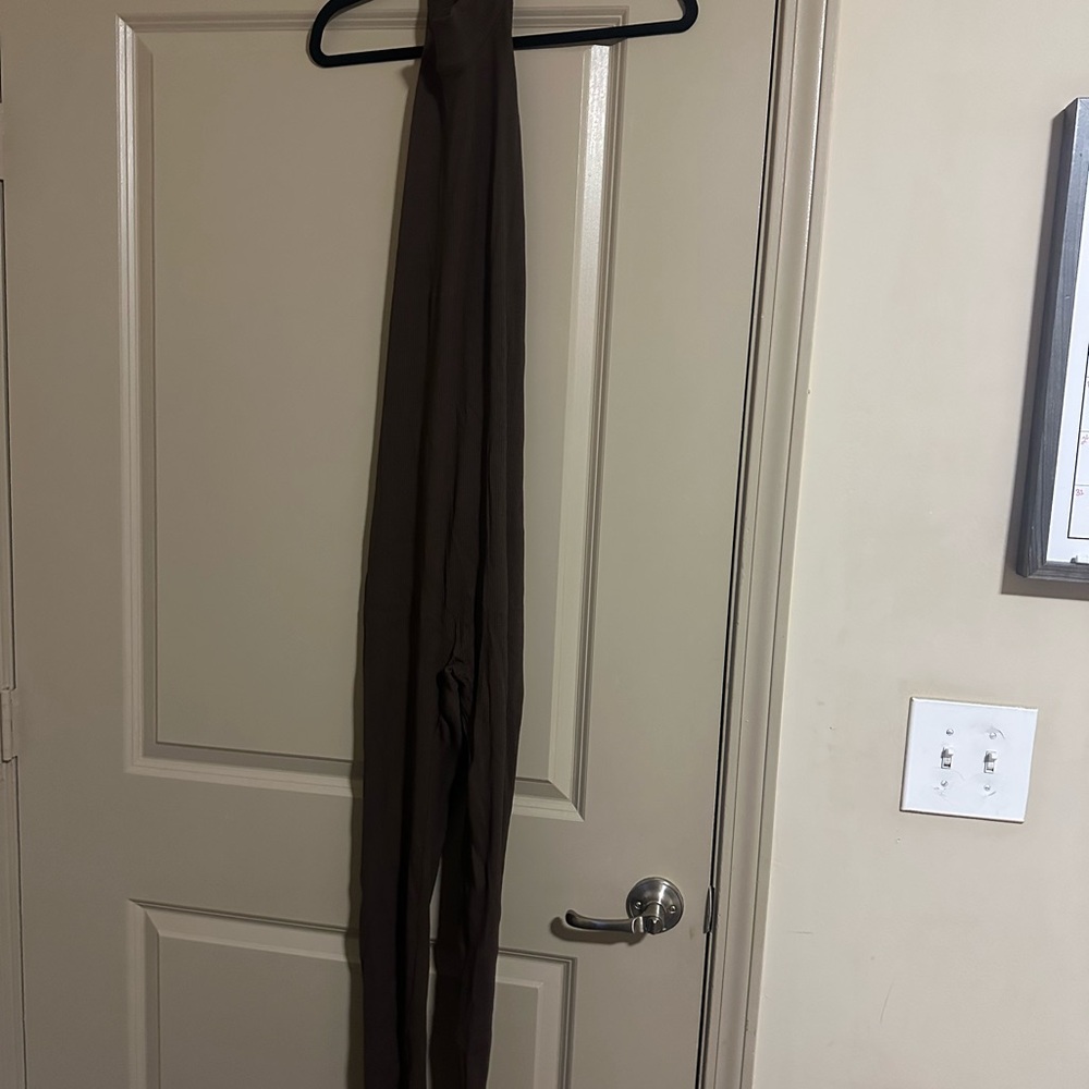 Brown Halter Body Suit